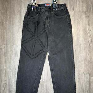 Custom Empyre Berserk Brand of Sacrifice Black Jeans - Size 32
